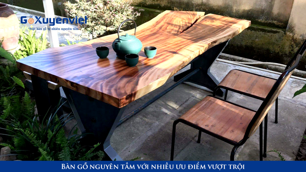 bàn gỗ me tây nguyên tấm bàn gỗ me tây nguyên tấm