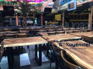 Bàn gỗ me tây nguyên tấm