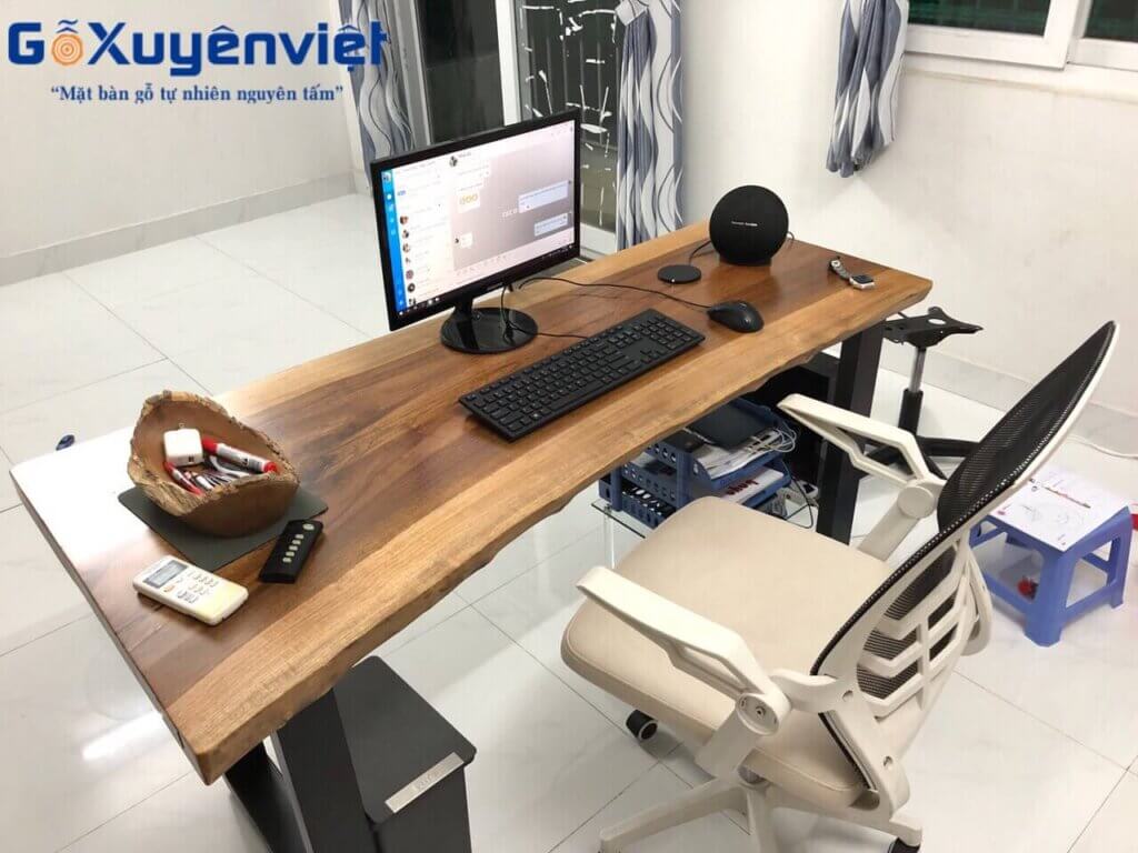 nội thất bàn gỗ me tây nguyên tấm