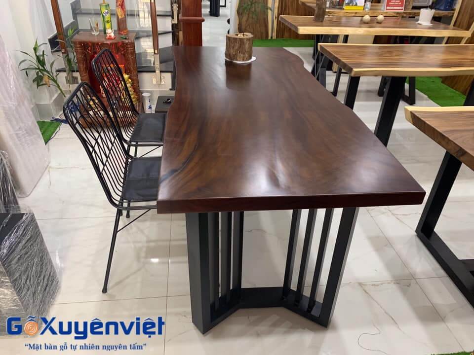 bàn ăn gỗ nguyên tấm