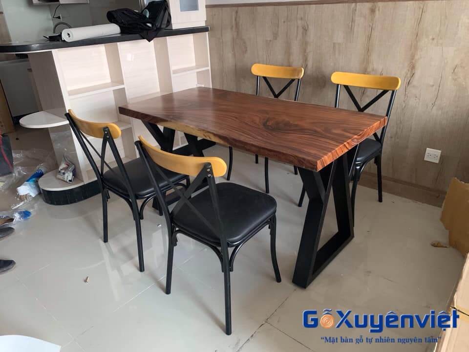 bàn ăn gỗ nguyên tấm