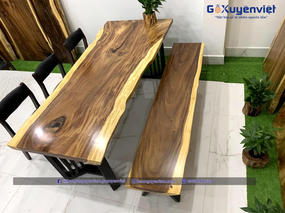 vệ sinh bàn gỗ me tây